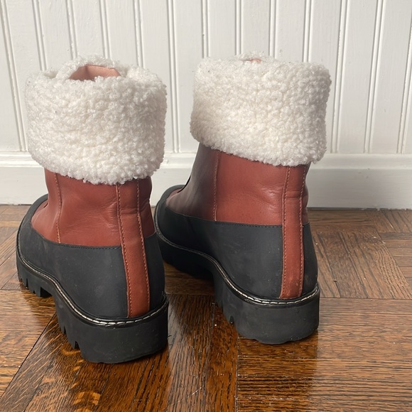J. Crew Lug Sole Front Zip Boots - Picture 6 of 7
